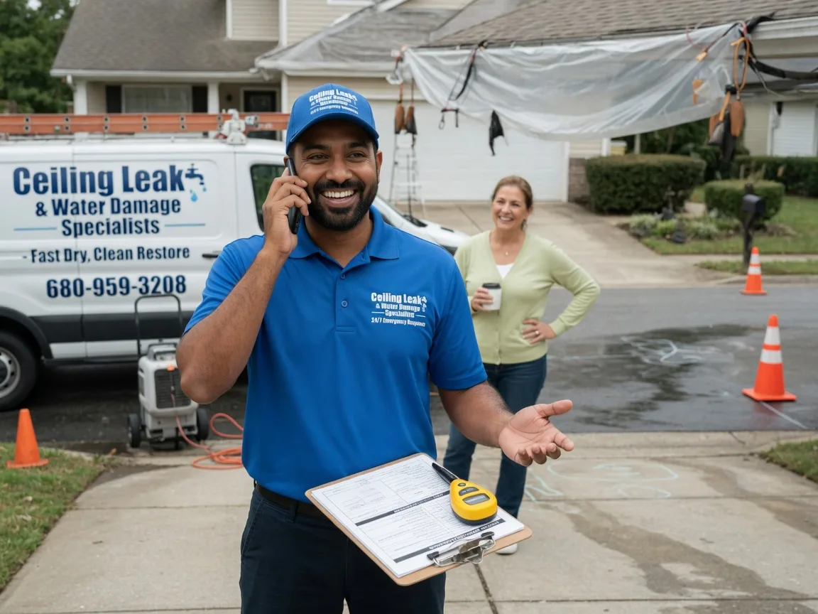 Ceiling Leak Cleanup Charter Oak, IA FAQs
